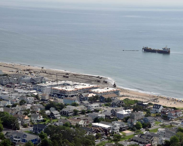 Replenishment aerial photo